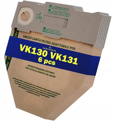 6 Staubsaugerbeutel für Vorwerk Kobold VK 130 VK 131
