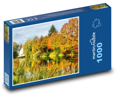 Zdjęcie produktu dla Puzzle 1000 Jesień nad jeziorem - martinpuzzle