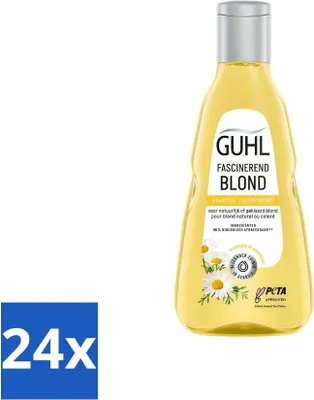 Productafbeelding van Guhl - Shampoo - Colorshine Blond - 250 ml - Voordeelverpakking - 24 stuks