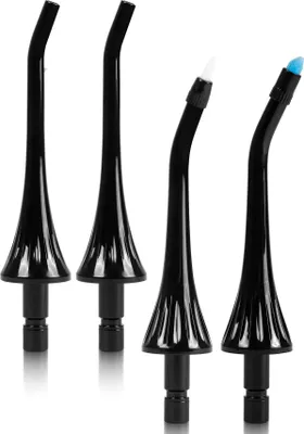 Immagine prodotto di Puntali di ricambio per irrigatore orale Puntale per irrigatore Ugello nero 4 pezzi