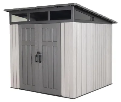 Produktbild von Lifetime Kunststoff Gerätehaus Merkur Grau 254x254x237 cm