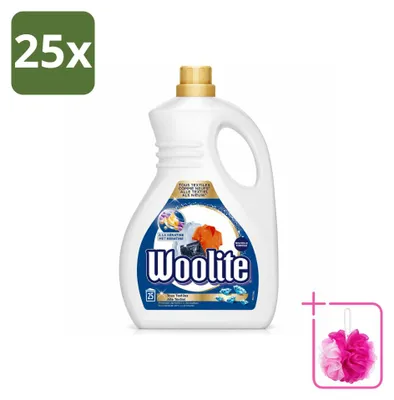 Produktbild von 25 x Woolite Flüssigwaschmittel Alle Textilien mit Keratin – 1,5 l - Sparpackung - 25 Stücke