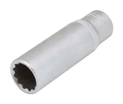 Obrázok produktu pre Nástrčný kľúč, dlhý, 12 mm, viaczubý, 1/4"