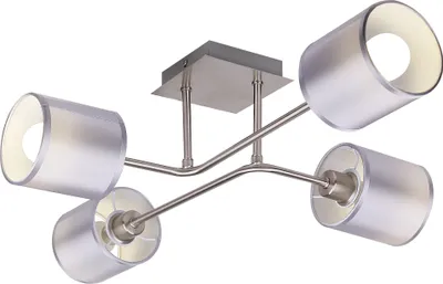 Zdjęcie produktu dla Lampa sufitowa Candellux SAX 34-70685 srebrna