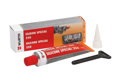 Produktbild von WÜRTH Motor Dichtmasse RTV Rot 70 ml – Hochtemperatur Silikon 250°C