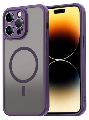 Produktbild von Techsuit – HaloFrost II MagSafe-Schutzhülle für iPhone 14 Pro – lila