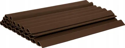 Obrázek produktu pro Ekspand | Spony na plotovou pásku – hnědé – 19 cm – sada 24 ks – montážní spony