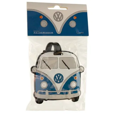 Produktbild von Volkswagen Bulli VW Bus T1 Blaue PVC Kofferanhänger