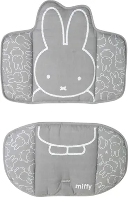 Produktbild von roba Sitzverkleinerer, Hochstuhleinlage miffy® Sitzkissen 2-tlg. für Treppenhochstuhl Sit Up/Grow Up