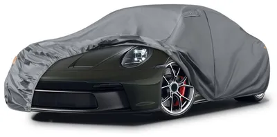 Productafbeelding van Waterdichte autodekking voor Porsche 911 (serie 991/992/996/997), geschikt voor gebruik in alle weersomstandigheden, met een rits voor de deur