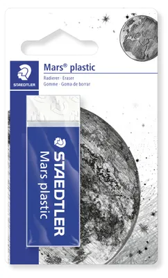 Produktbild von STAEDTLER Mars plastic 526 50 Radierer Blisterkarte, Größe: 65 x 23 x 13 mm