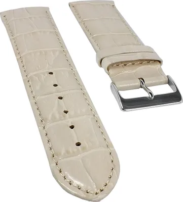 Produktbild von Ersatzband Uhrenarmband Kalbsleder Creme 20364S, Stegbreite:18mm