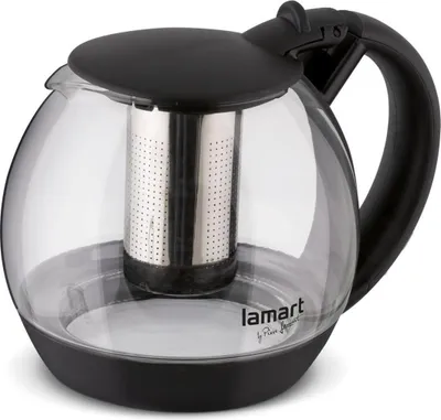 Zdjęcie produktu dla LT7058 imbryk szklany 2L czarnyBULB LAMART