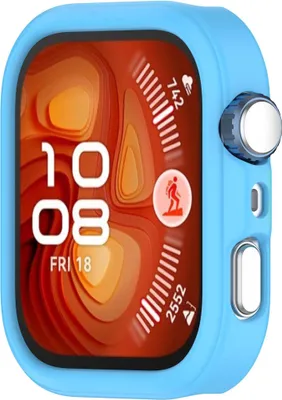 Immagine prodotto di Custodia protettiva in silicone per Huawei Watch Fit 4 Pro Protezione a metà copertura Blu