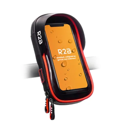 Produktbild von R2B Handyhalterung Fahrrad Wasserdicht - Universal fahrrad Handyhalterung, Handyhalter fahrrad für Mountainbikes, Motorräder und Motorroller