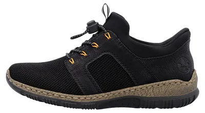 Image de Chaussures de sport pour femmes Rieker, chaussures basses, mocassins, couleur noire