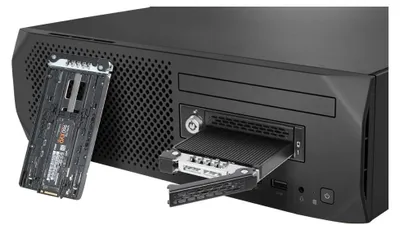 Produktbild von Icy Dock MB833M2K-B, SSD-Gehäuse, M.2, SAS, 32 Gbit/s, Schwarz