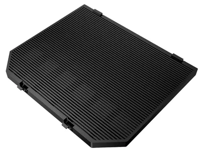 Aktivkohlefilter für Dunstabzugshauben, 25,6 x 21,8 x 1,4 cm, 1 Stück, schwarz