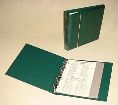Produktbild von KOBRA-Münzenalben-Binder, leer Nr. FB grün
