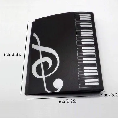 Image de Porte-partitions imperméable A4 noir
