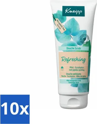 Produktbild von Kneipp - Duschpeeling - Erfrischend - Minze & Eukalyptus - 200 ml - Vorteilspack - 10 Stücke
