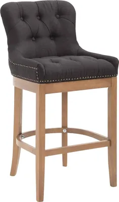 Produktbild von Barhocker Lakewood Stoff, Antik-hell schwarz