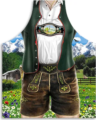Obrázok produktu pre Grilovacia a kuchynská zástera - Lederhose Tracht