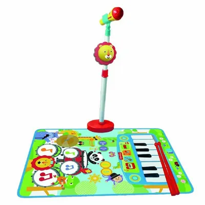 Produktbild von Musikmatte 3-in-1 – Mikrofon, Schlagzeug und Keyboard für kleinen Musikern