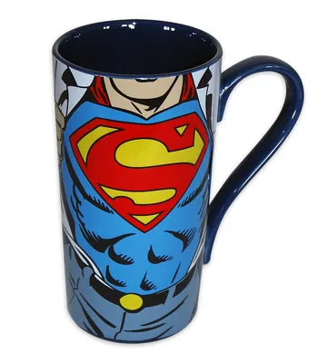 Produktbild von Superman Logo Latte Tasse XL SUPER STRENGHT