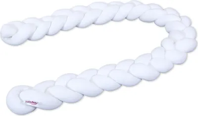 Produktbild von babybay Nestchenschlange geflochten passend für alle Modelle, weiß