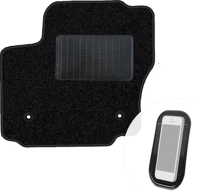 Produktbild von moto-MOLTICO Fahrer Fußmatte Auto Velours Fahrerseite Autoteppiche Schwarz Fahrermatte 1-teilig passend für Ford Explorer 2001-2006