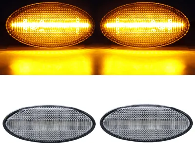 Obrázok produktu pre 2x LED bočné smerovky v striebornej farbe SET pre Opel Vectra B z rokov 1995-2002