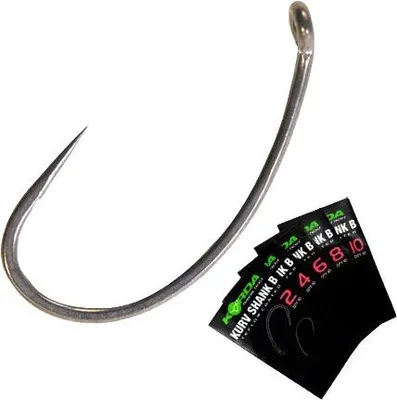 Produktbild von Korda Kurv Shank Karpfenhaken, Größe:4