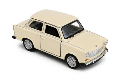 Image de TRABANT 601 Modèle réduit de voiture 11,5cm Trabi Modèle de voiture jouet Enfants Cadeau 14 (Crème)