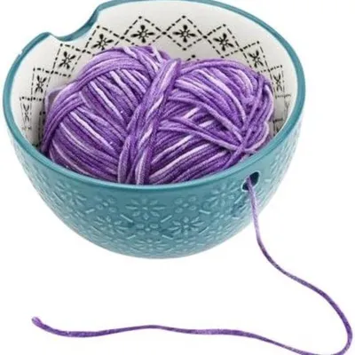 Produktbild von Famanu Wollschale - Keramik, grün - 9,5 cm hoch, 15,5 cm Durchmesser