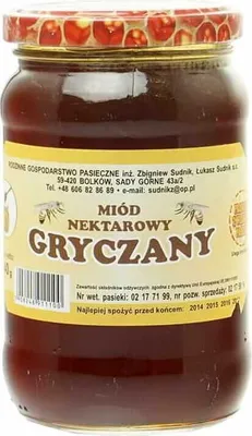 Produktbild von Buchweizennektarhonig 500g SUDNIK