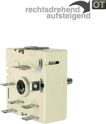 Produktbild von AEG Kochplattenschalter 315078823/4 EGO 50.57021.010 EINKREIS für Kochfeld Herd