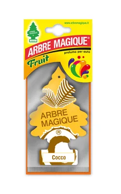 Produktbild von ARBRE MAGIQUE 8001365055362, Papier, Auto, Mehrfarbig, Kokosnuss, 4 g, 80 mm