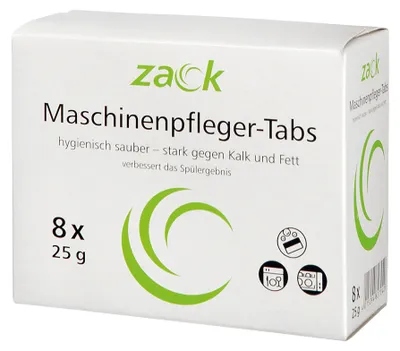 Produktbild von zack Maschinenreiniger Tabs 96692 25g 8 St./Pack