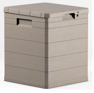 Image de Toomax Art. 173 Boîte de rangement pour l'extérieur, 90 l, plastique, taupe, polyuréthane, - Bon