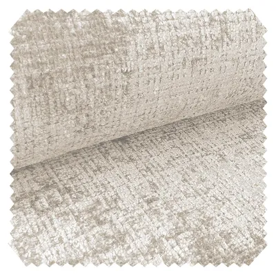 Produktbild von novely® CRETA Chenille-Stoff Polsterstoff Möbelstoff Bezugsstoff | Meterware | 1 lfm - Farbe: 02 Creme