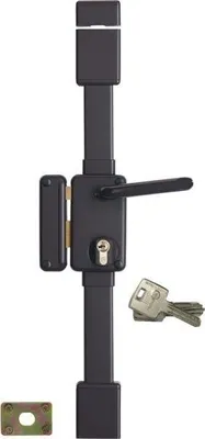 Image de Poignée Beluga Droite Marron Sécurité Et Design Pour Porte Palière - Thirard
