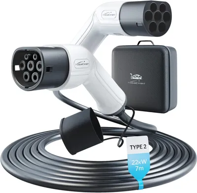 Produktbild von Ladekabel für Elektroautos, Typ 2, 22 kW