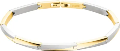Produktbild von Boccia Damen Armband 03059-02 Titan bicolor goldplattiert