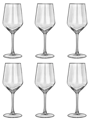 Produktbild von Estia | Weinglas - Glas für Wein - Weißweinglas - 500 ml - 6er Set - transparent - Rotwienglas - Praktisch
