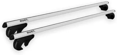 Produktbild von Famanu Dachträger 135 cm für offene Reling - Aluminium, 90 kg Tragkraft