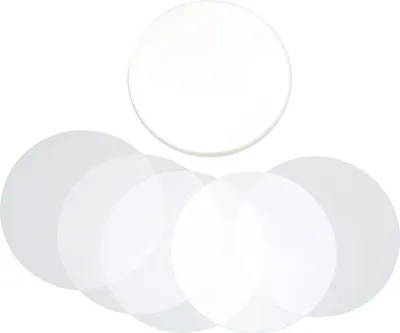 Image de 100 films protecteurs transparents en PVC, 58 mm, protection des motifs pour badges et insignes, polyvalents pour les machines à badges DIY, accessoires de bricolage
