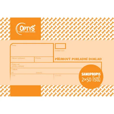 Image de Optys pour reçus de caisse - A6 / non numérotés 2 x 50 feuilles NCR / 1091