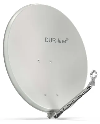 Produktbild von DUR-line Select 75/80cm Satellitenschüssel Alu hellgrau