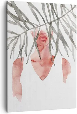 Produktbild von Bild auf Leinwand - Leinwandbild - Einteilig - Mann Körper Oberkörper - 50x70cm - Wand Bild - Wanddeko - Wandbilder - Leinwanddruck - Wanddekoration - Leinwand bilder - Wandbild - PA50x70-5138